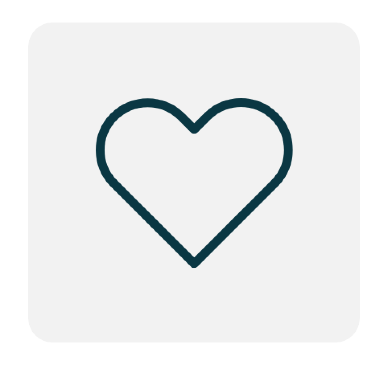 heart logo dark outline.